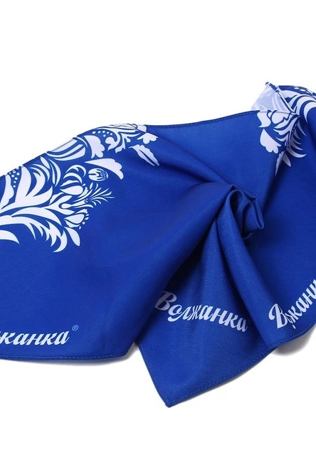 Косынка Шарлотта 65х65х95 см, с полной запечаткой "Volzhanka"#7 Косынка Шарлотта 65х65х95 см, с полной запечаткой "Volzhanka"#7
