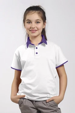 Купить футболку поло Найт детскую белую