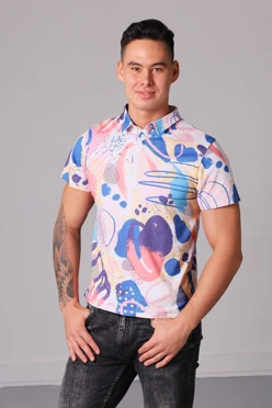 Поло Лекс унисекс с полной запечаткой (хлопок)#1