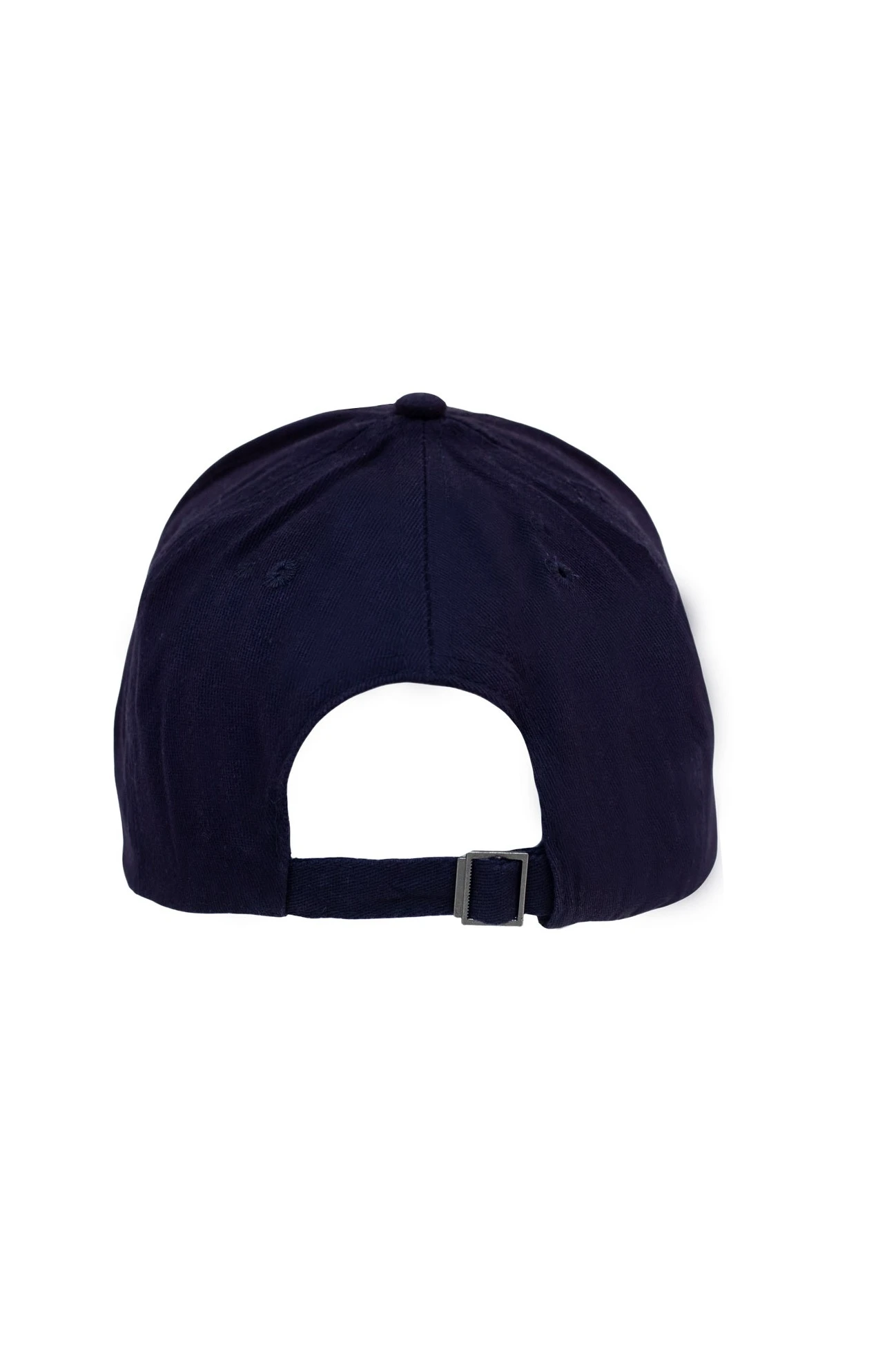 Бейсболка Брент шестиклинка взрослая, однотонная темно-синяя (хлопок)#1