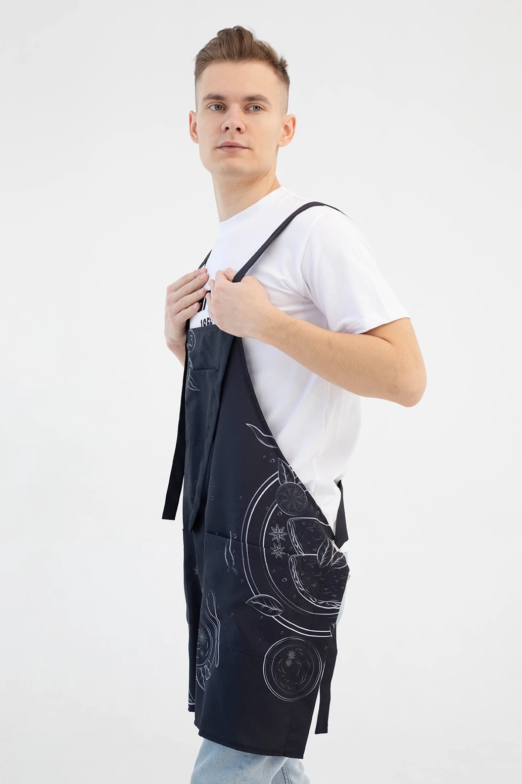 Фартук Хилтон из габардина, с полной запечаткой "ProVans"#4 Фартук Хилтон из габардина, с полной запечаткой "ProVans"#4