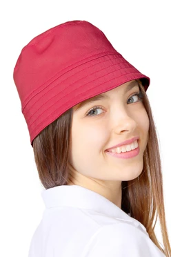 Купить панаму Мальта из греты, красную