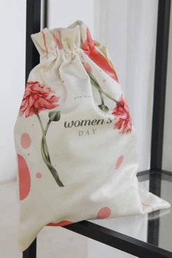 Мешочек с полной запечаткой 30х40 см, крепление кулисы на расстоянии от верхнего края#1