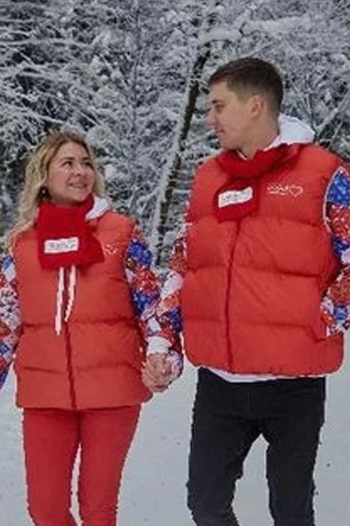 Купить жилет Морган Лайт без капюшона со стежкой унисекс "Winter in the Moscow region"