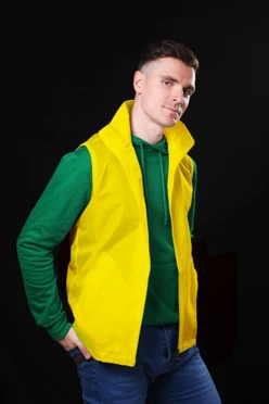 Купить жилет Брайт однотонный взрослый желтый