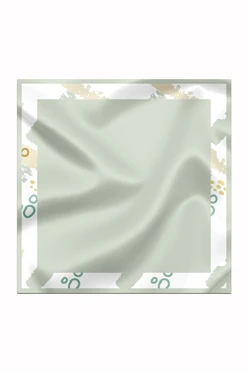 Купить платок Шанель 70х70 см, с полной запечаткой "Beige square"