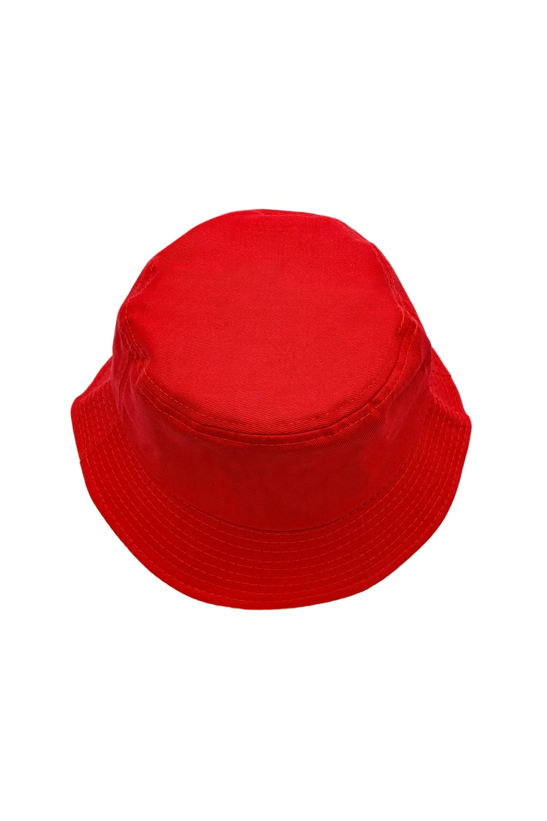 Купить панаму Мадрид из греты с узкими полями, однотонную красную Купить панаму Мадрид из греты с узкими полями, однотонную красную