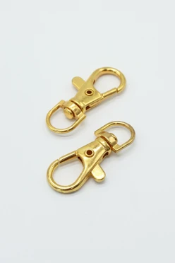 Крепление Карабин-люкс 15 мм, золото#2