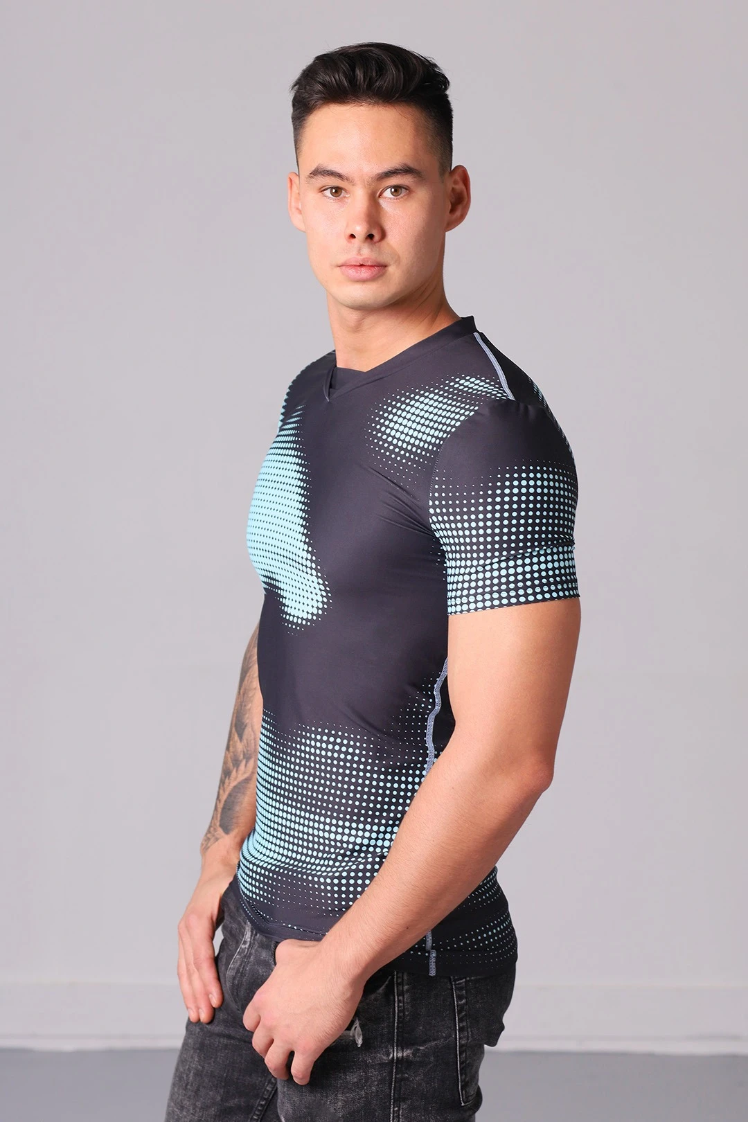 Купить футболку Нолан унисекс с полной запечаткой "Cyber"