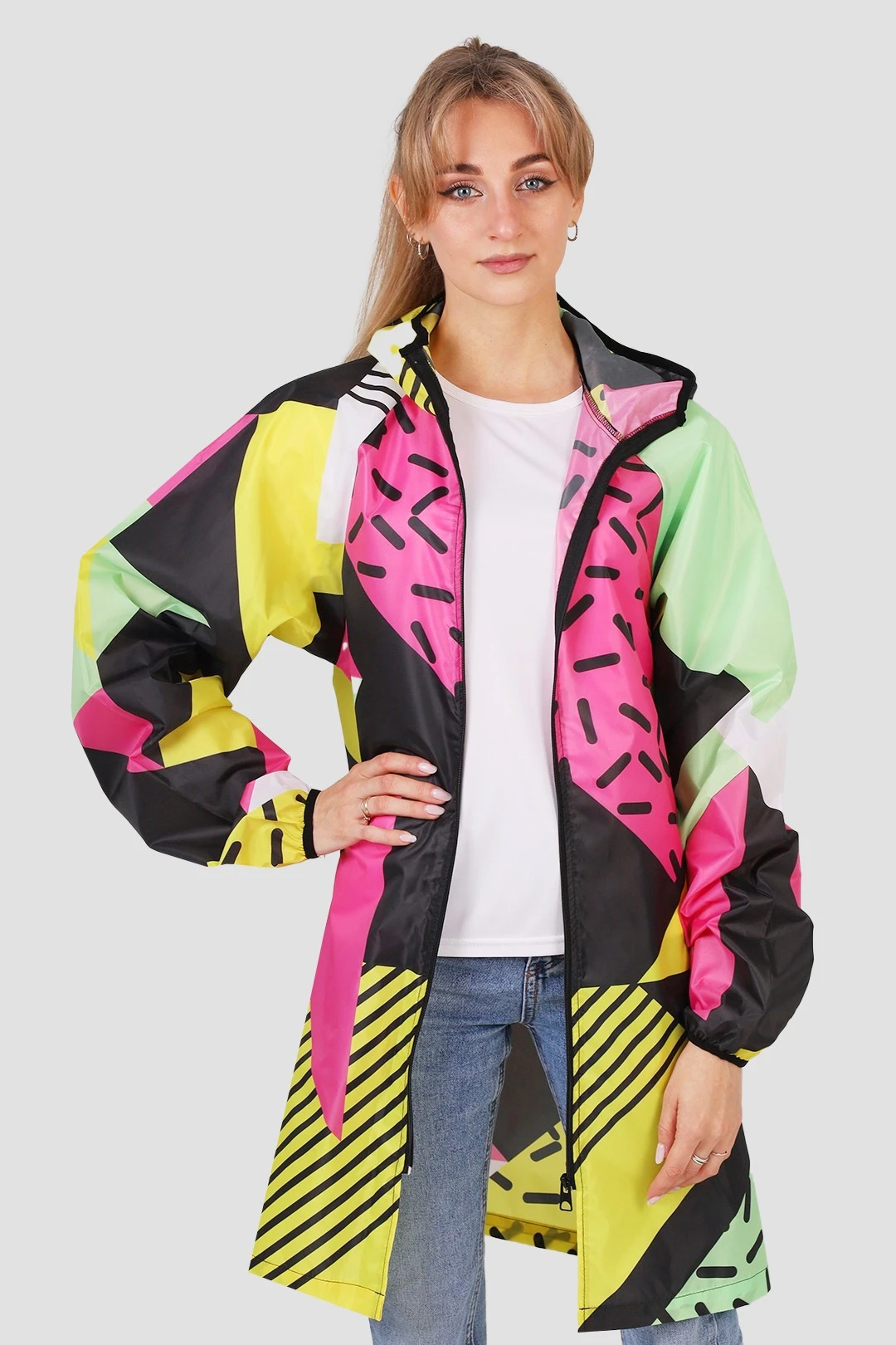 Купить дождевик Ривер унисекс с полной запечаткой Купить дождевик Ривер унисекс с полной запечаткой