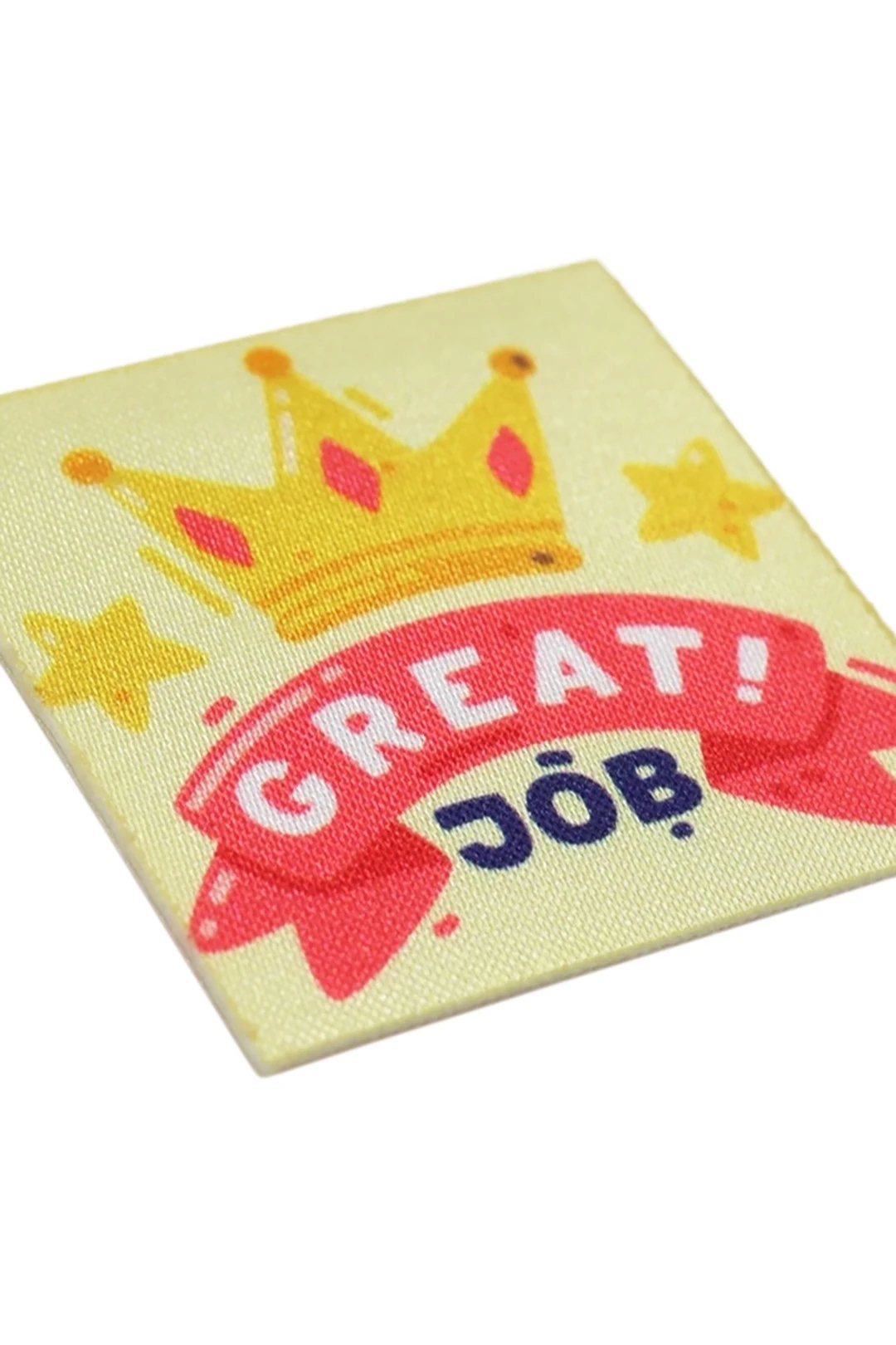 Купить наклейку-стикер Квадрат 5х5 см с печатью "Great Job"