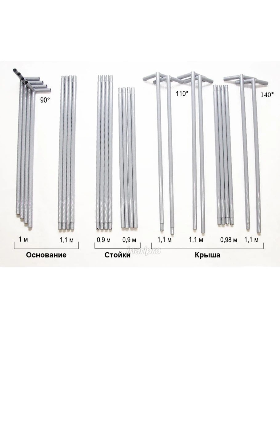 Палатка для промоакции и торговли  (без козырька, с тентом на молнии) 2х2 м "Antonov apple"#8