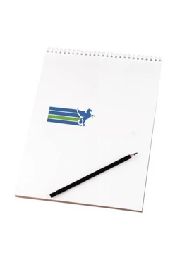 Блокнот фирменный А4 на пружине 40 листов#1