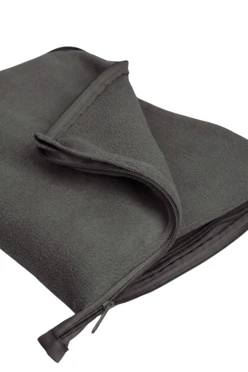 Купить плед Трансформер (плед-подушка) флисовый, однотонный темно-серый