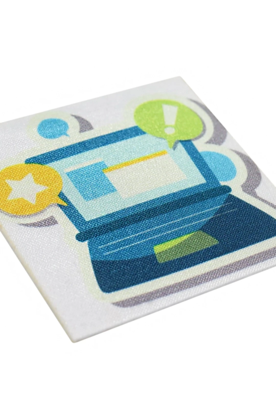 Купить наклейку-стикер Квадрат 6,5х6,5 см c печатью "Computer"