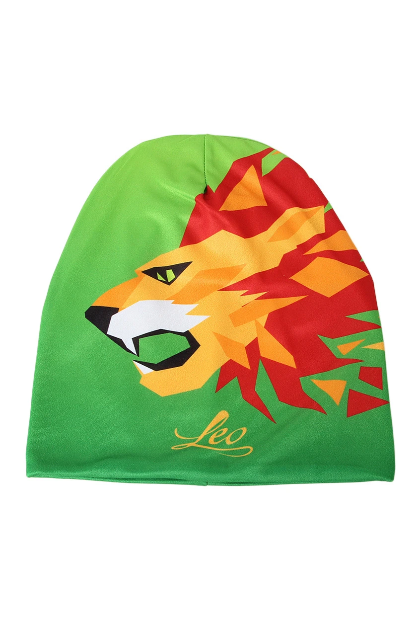 Шапка Сноу двухслойная детская, с полной запечаткой "Leo"#5 Шапка Сноу двухслойная детская, с полной запечаткой "Leo"#5