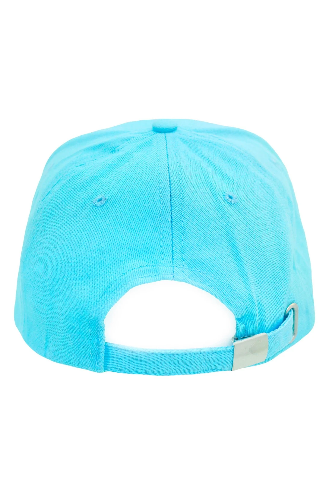 Бейсболка Актив пятиклинка взрослая, однотонная голубая (хлопок)#1