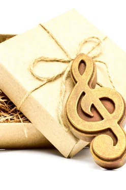 Купить шоколадный Скрипичный ключ 9,9 x 4,5 x 1,6 см (188) 40гр.