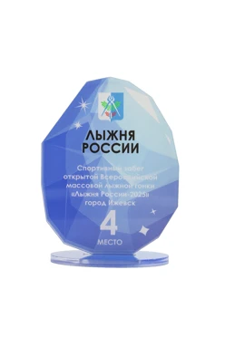 Купить приз из акрила Снежный 12,5х9,3 см