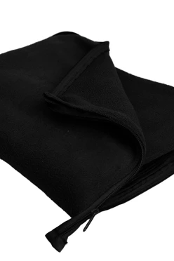 Купить черный плед Трансформер флисовый