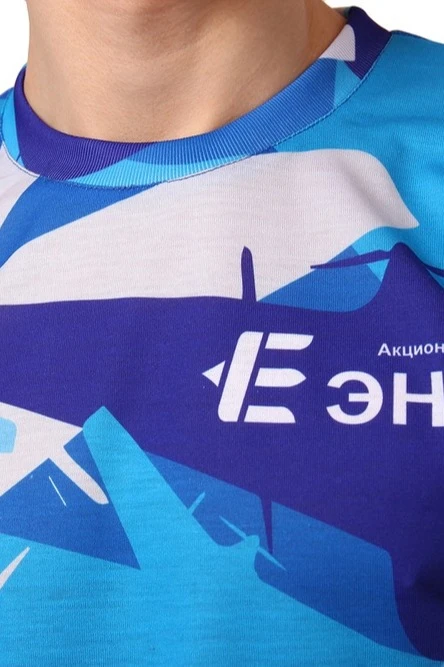 Футболка Гэлэкси унисекс из ложной сетки с полной запечаткой "Enix"#2