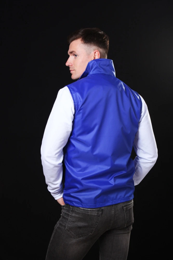 Жилет Брайт унисекс, однотонный василек#3 Жилет Брайт унисекс, однотонный василек#3