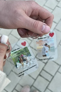 Парные брелоки с фото#2