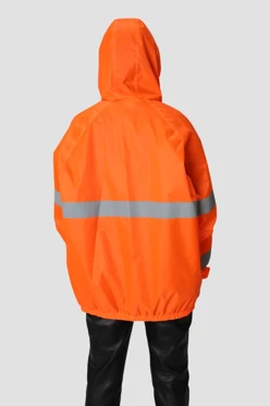 Ветровка Винд со светоотражающей лентой унисекс, однотонная#2