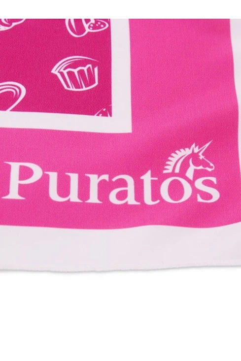 Платок Шанель 60х60 см, с полной запечаткой "Puratos"#1 Платок Шанель 60х60 см, с полной запечаткой "Puratos"#1