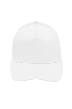 Купить бейсболку Актив пятиклинку взрослую, однотонную белую