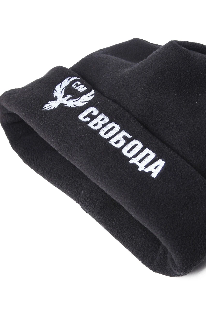 Шапка Вэст флисовая двухслойная взрослая, однотонная "Freedom"#1