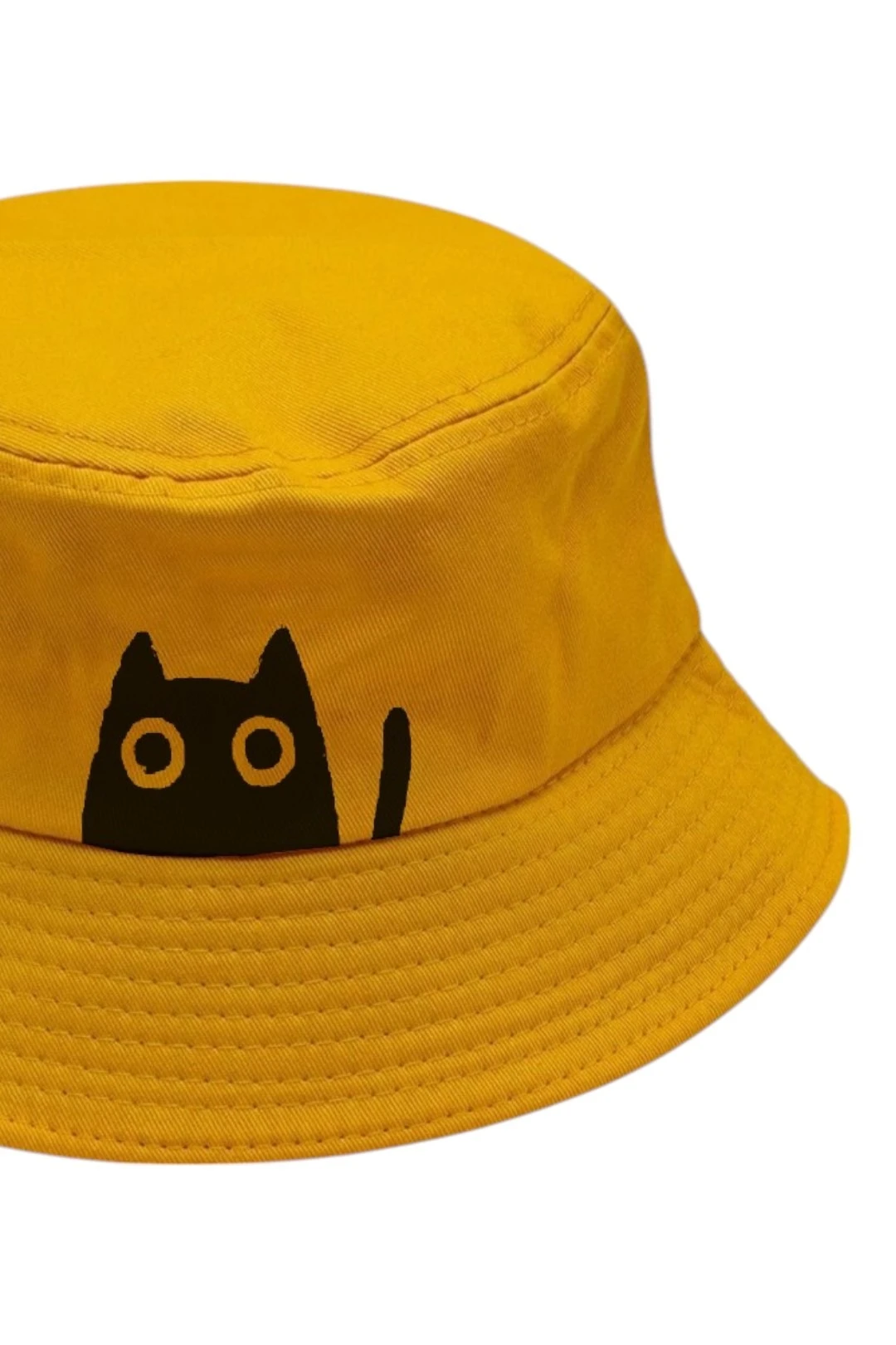 Панама Мадрид из греты с узкими полями, однотонная "Surprised Cat"#1 Панама Мадрид из греты с узкими полями, однотонная "Surprised Cat"#1