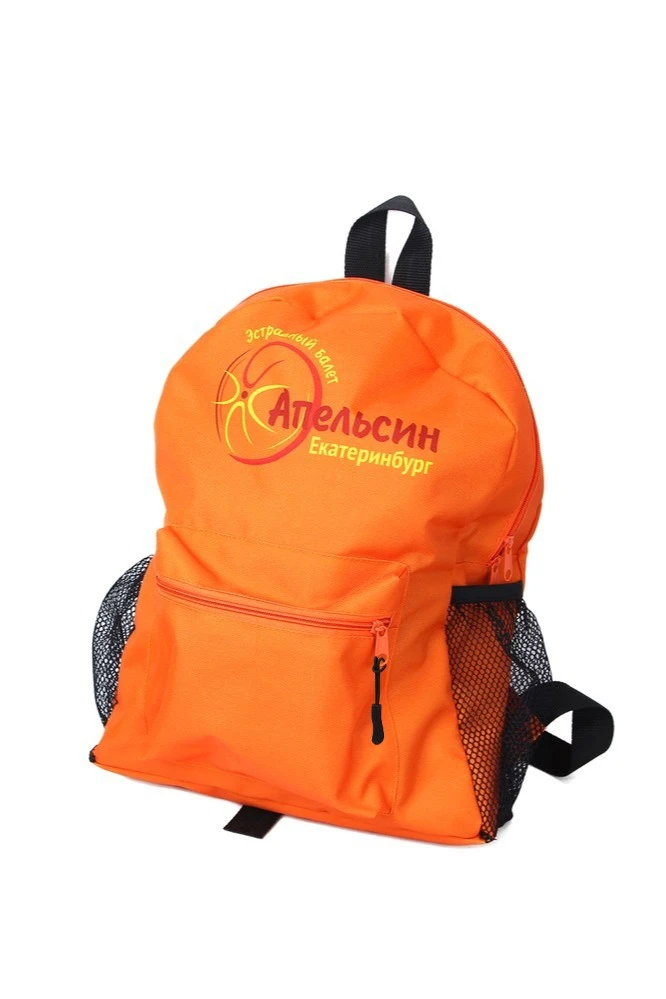 Рюкзак Кэрри мягкой формы 41х31х9,5 см, с полной запечаткой "Orange"#5 Рюкзак Кэрри мягкой формы 41х31х9,5 см, с полной запечаткой "Orange"#5