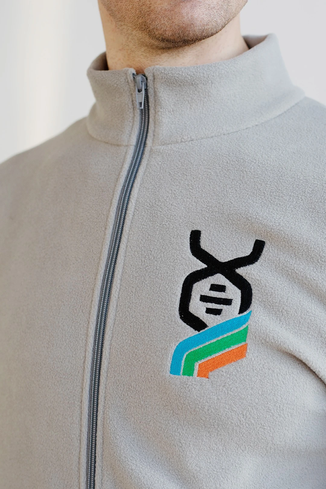 Толстовка Харисон флисовая без капюшона унисекс, однотонная "Color Market"#1