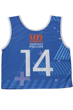 Купить майку стартовую с печатью в край "Здоровая Россия"