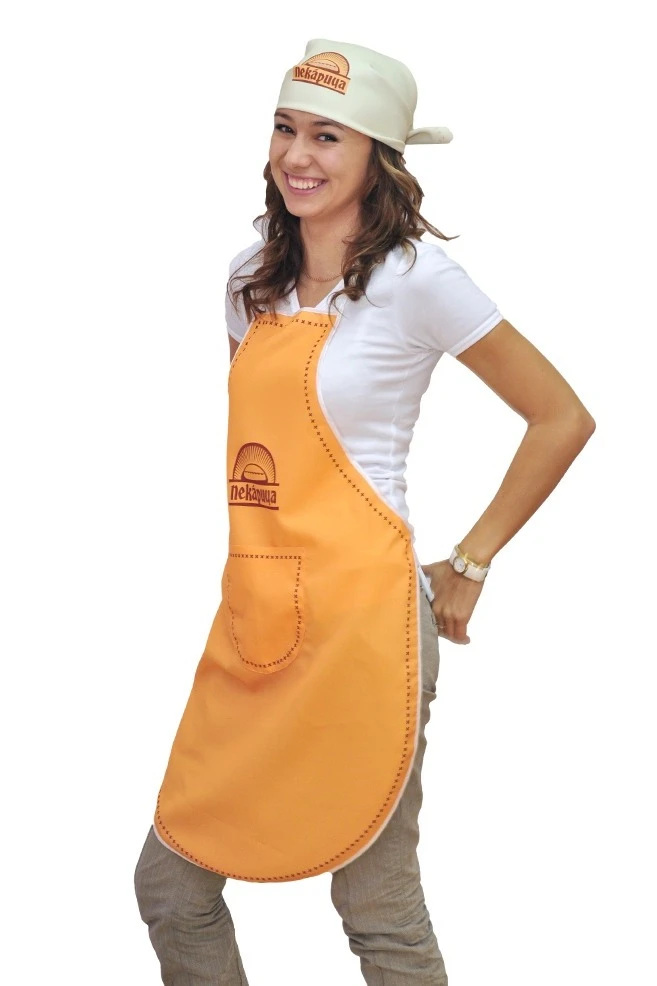 Фартук Аппетит Смайл с круглым низом, с полной запечаткой#6 Фартук Аппетит Смайл с круглым низом, с полной запечаткой#6