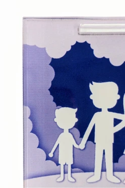 Медаль из акрила АС5012 Квадрат 50 мм с печатью#2