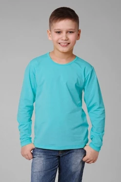 Купить лонгслив Атлетик Плюс детский голубой