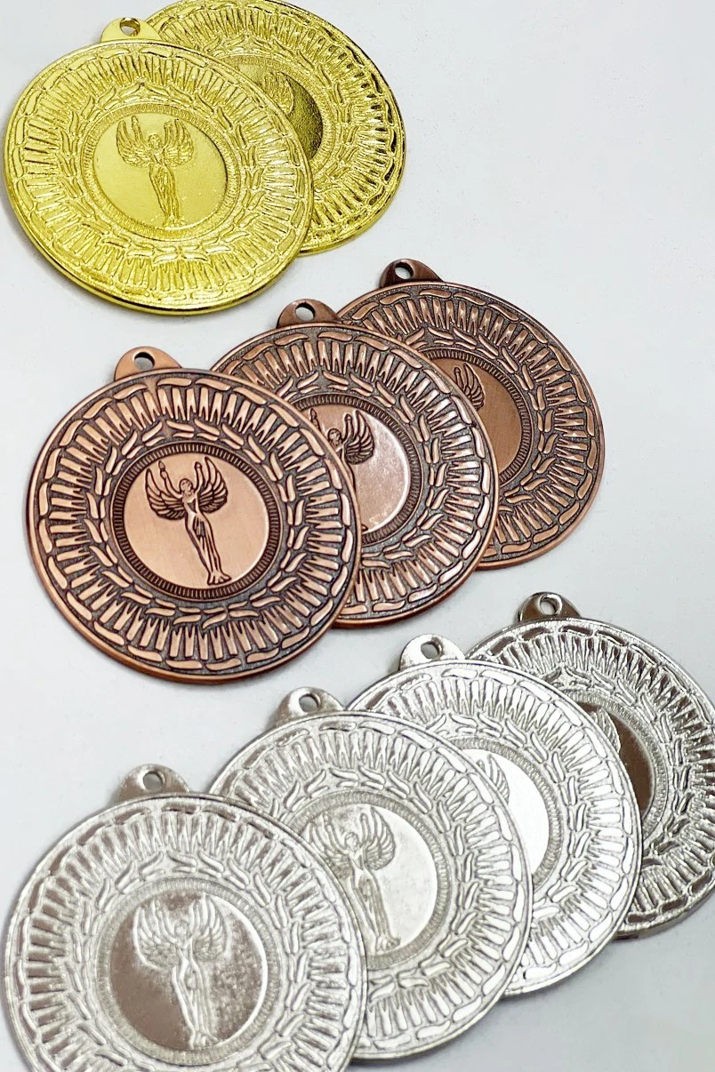 Медаль металлическая ИК5001 50мм с шильдом 25мм#4