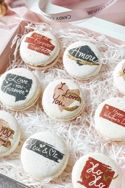 Набор макаронс "I love you"