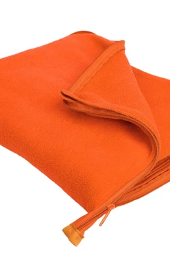 Купить плед оранжевый Трансформер флисовый