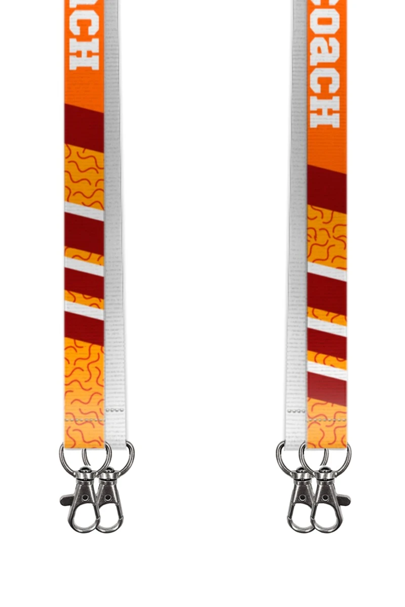 Купить ленту бейджа репс ширина 2,5 см, с двумя карабинами-люкс, с печатью "Coach" Купить ленту бейджа репс ширина 2,5 см, с двумя карабинами-люкс, с печатью "Coach"