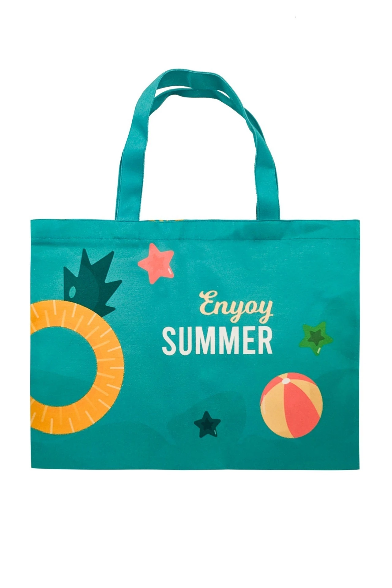 Сумка Комби из греты 40х30 см, печать c двух сторон "Hello Summer"