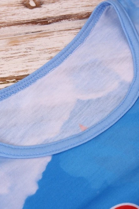 Футболка Гэлэкси унисекс из примы  с полной запечаткой "9 May"#5