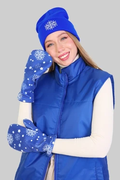 Купить варежки флисовые взрослые