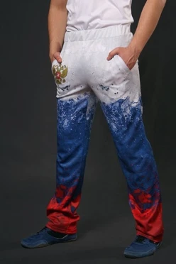 Купить брюки Экшен унисекс "Россия"