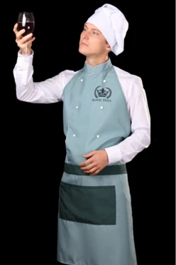 Фартук Бейкер из габардина, с полной запечаткой#1