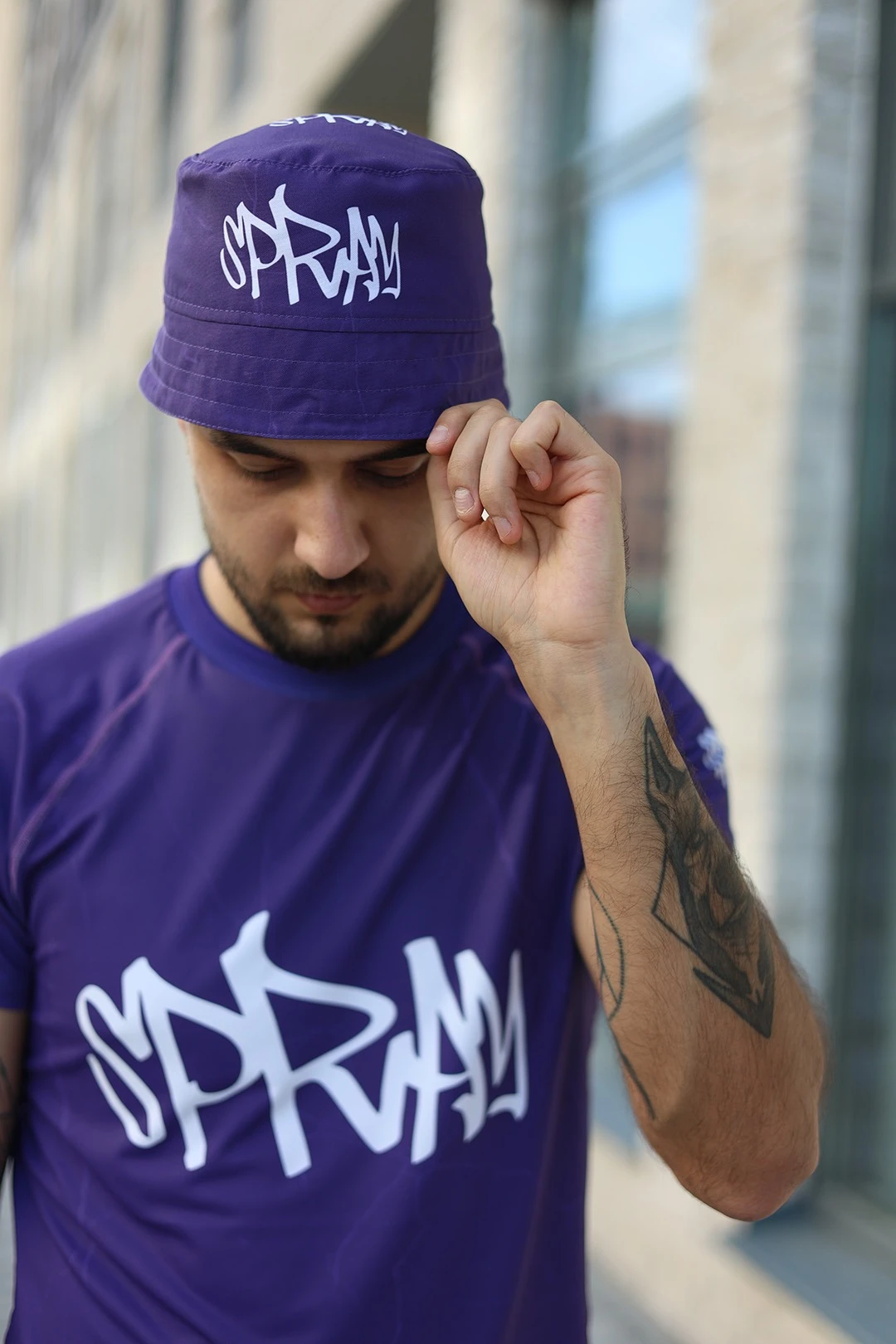 Панама Ямайка с отстроченными полями, с полной запечаткой "Spram"#1 Панама Ямайка с отстроченными полями, с полной запечаткой "Spram"#1