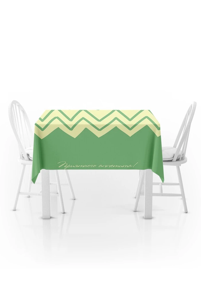 Скатерть квадратная 135х135 см, с полной запечаткой (полиэстер)#5