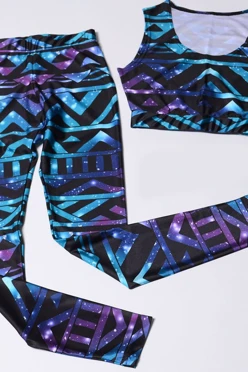 Комплект женский с принтом "Space Grunge"#2